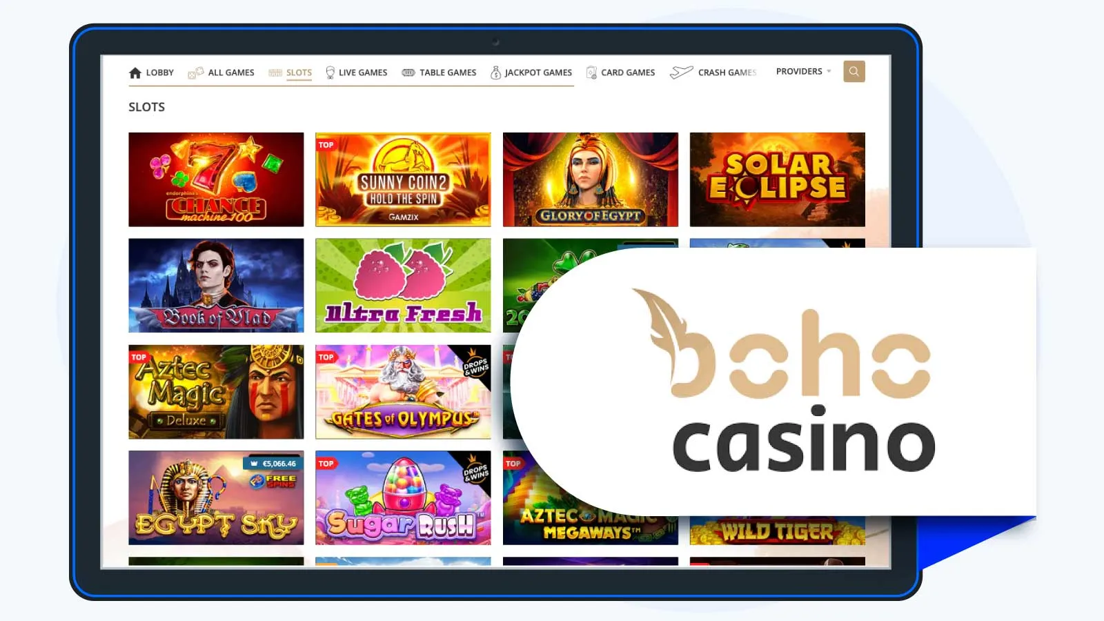 Boho Casino - Most No Deposit Bonuses for New Slots
