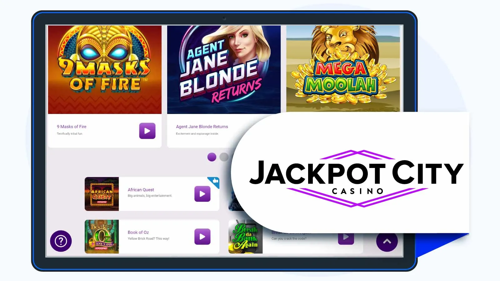JackpotCity Casino Best Casino with No Deposit Free Spins New Zealand